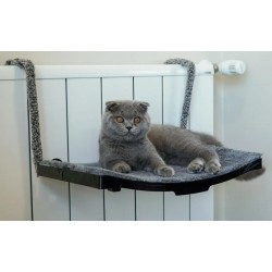 Kalorifer İçin Plastik Kedi Yatağı  (Siyah)