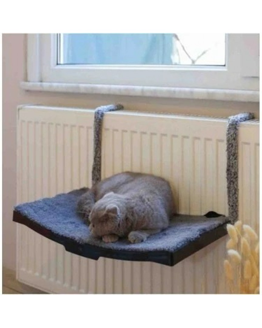 Kalorifer İçin Plastik Kedi Yatağı  (Siyah)