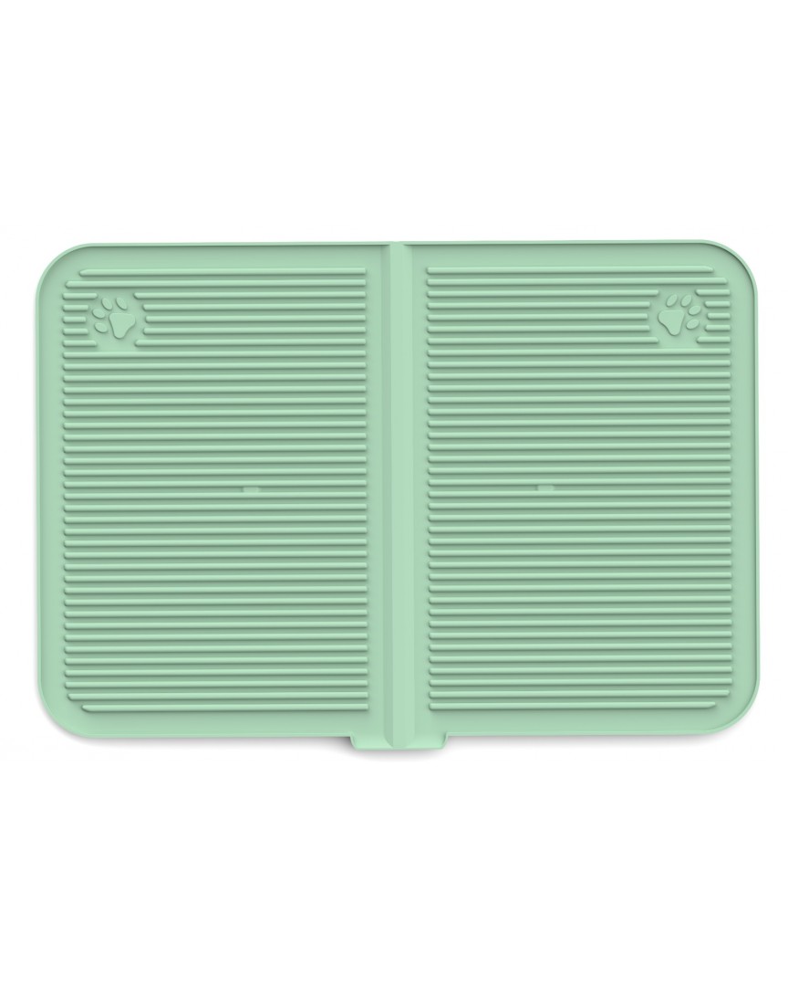 Kum ve Mama Matı Silikon -yeşil