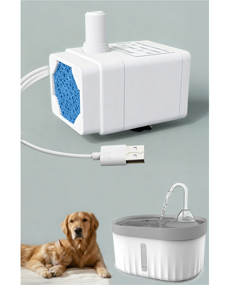 Aquata Yedek Su Pompası Kedi Su Pınarı Yedek Motoru – Su Pınarı Motoru, Su Sebili Motoru, Kedi Su Pınarı Motoru Ve Yedek Su Pompası, Yüksek Performanslı Ve Güvenilir Su Motoru ATAPET