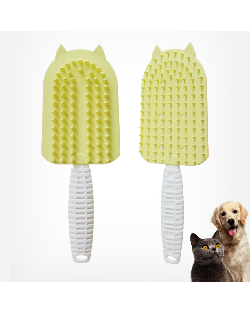 Silikon Tüy Toplayıcı Tarak - Sarı