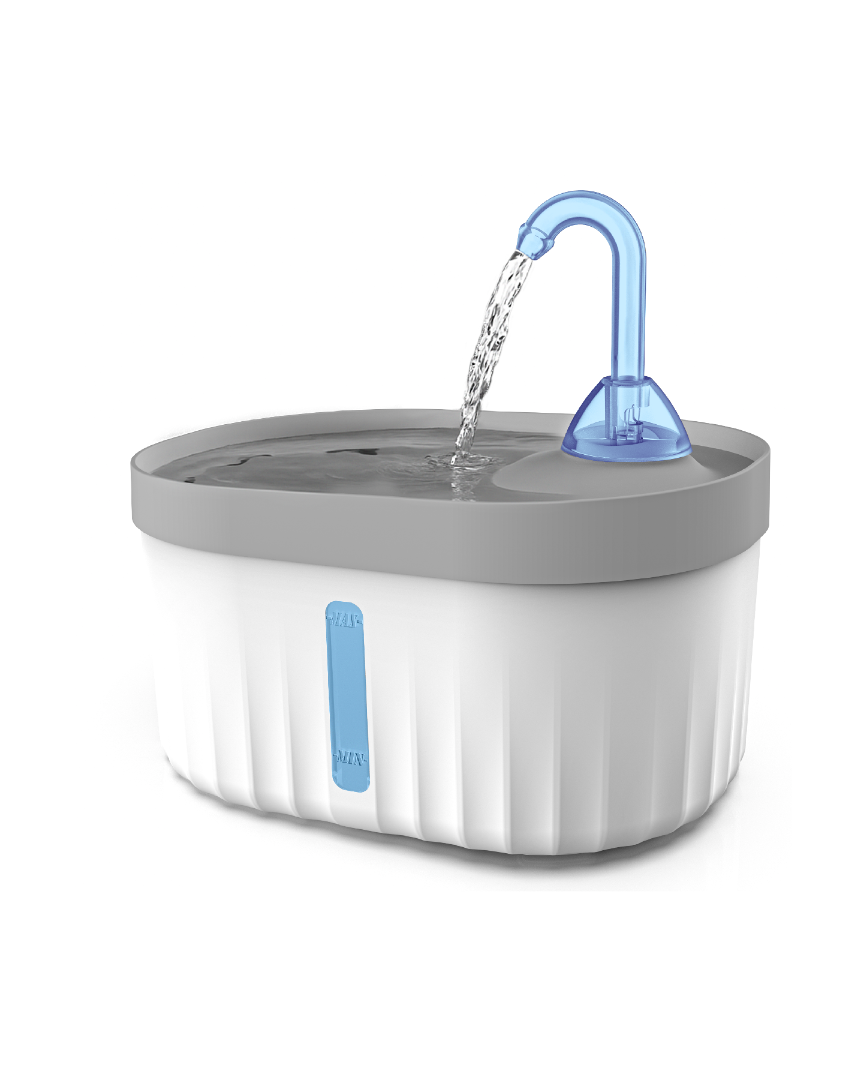 Otomatik Kedi Su Pınarı Ultra Sessiz Kedi Su Sebili 40db Usb Bağlantılı 2,3 Lt (Mavi, Standart) Aquata Ayarlanabilir Musluk Kedi Su Filtreli Kedi Su Şelalesi ATAPET