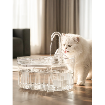Şeffaf Otomatik Kedi Su Pınarı
