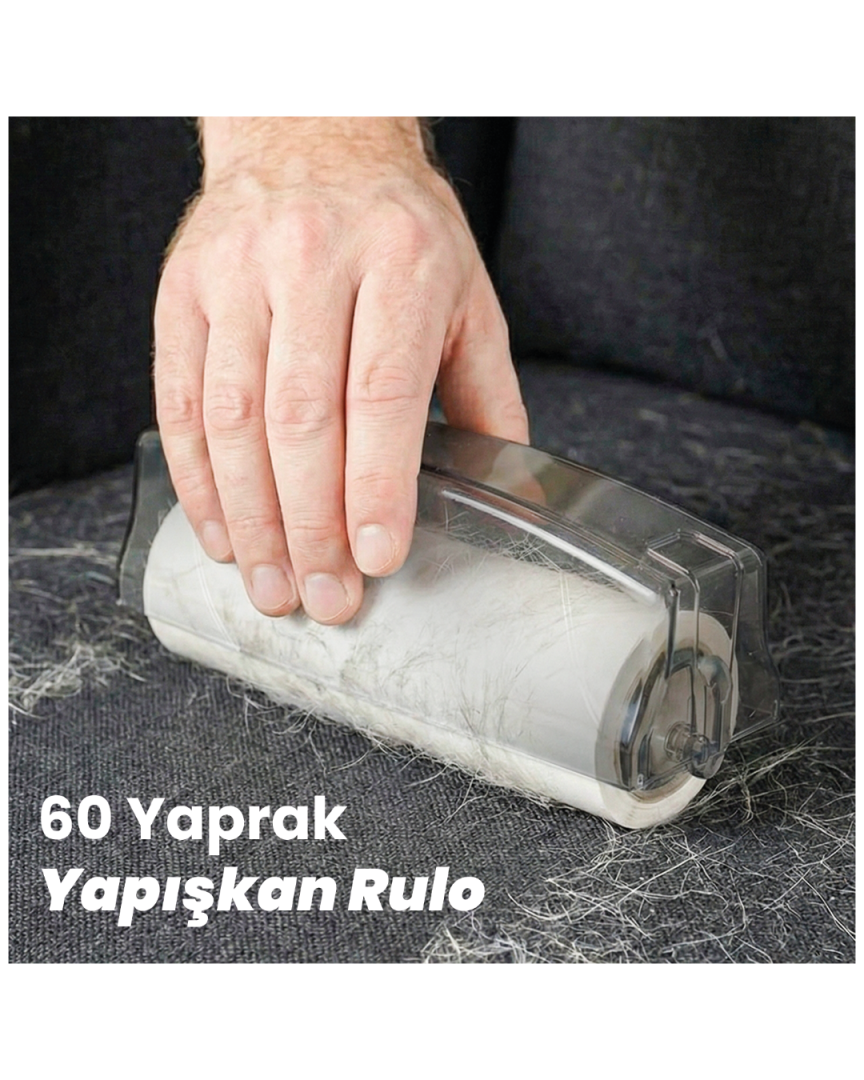 Tüy Toplayıcı, Tüy Toplama Makinesi, Kedi Tüyü Toplayıcı, Tüy Toplayıcı Rulo, Tüy Toplama, Tüy Toplama Rulosu – Büyük Boy 60 Yapraklı Kapaklı Yapışkanlı Tüy Toplayıcı, Tüy Toplama Makinesi, Kedi Tüyü Toplayıcı, Tüy Toplayıcı Rulo, Tüy Toplama, Tüy Toplama Rulosu – Büyük Boy 60 Yapraklı Kapaklı Yapışkanlı